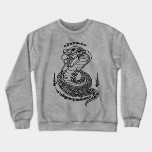 Muay Thai Tattoo Snake Crewneck Sweatshirt